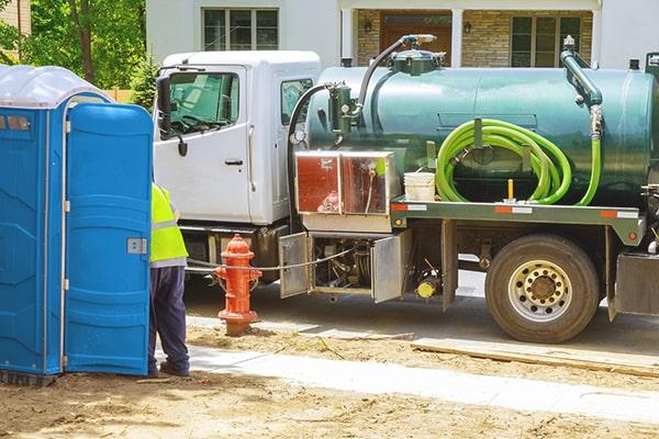 workers at Chester Porta Potty Rental